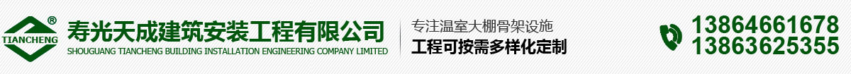 溫室骨架,溫室大棚骨架,蔬菜大棚骨架,壽光天成建筑安裝工程有限公司